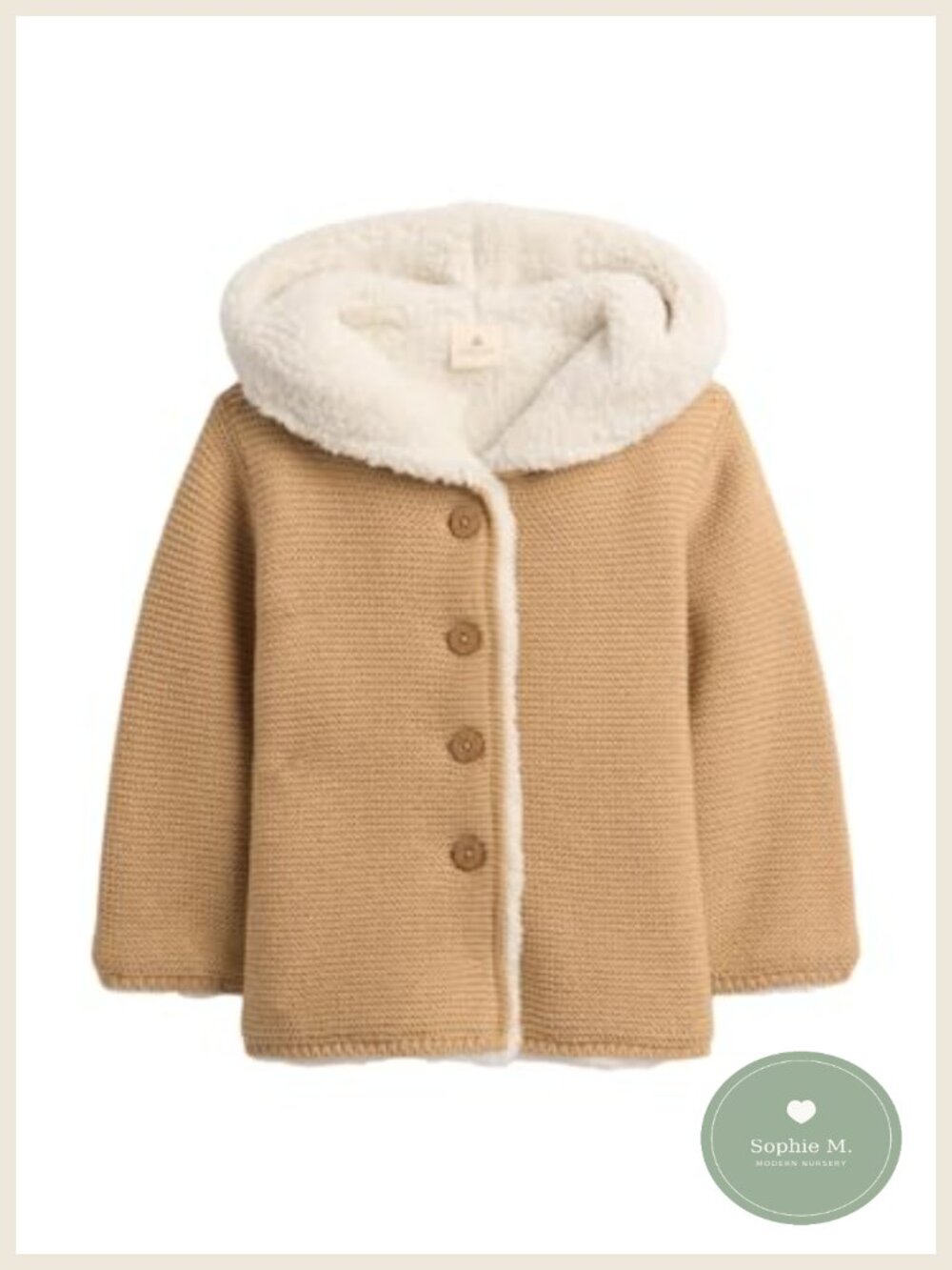 Baby Boys Sherpa Pullover Sweater Hooded Long Sleeve